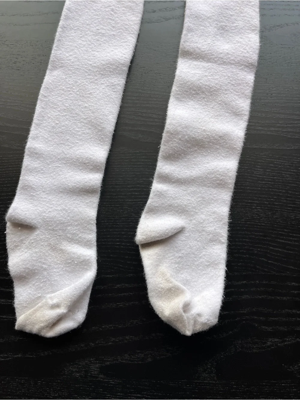 Tights white knit